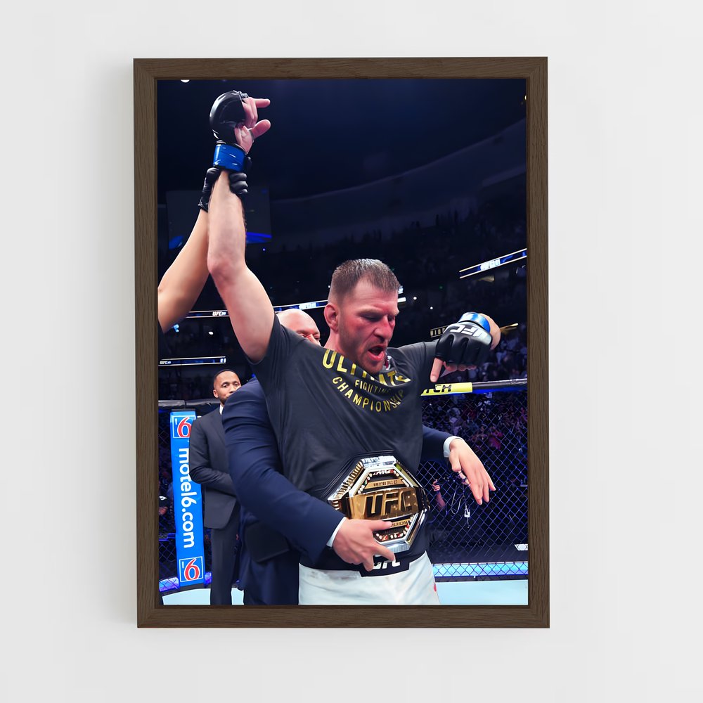 Poster Golden Champion – affiche MMA (vue 5)